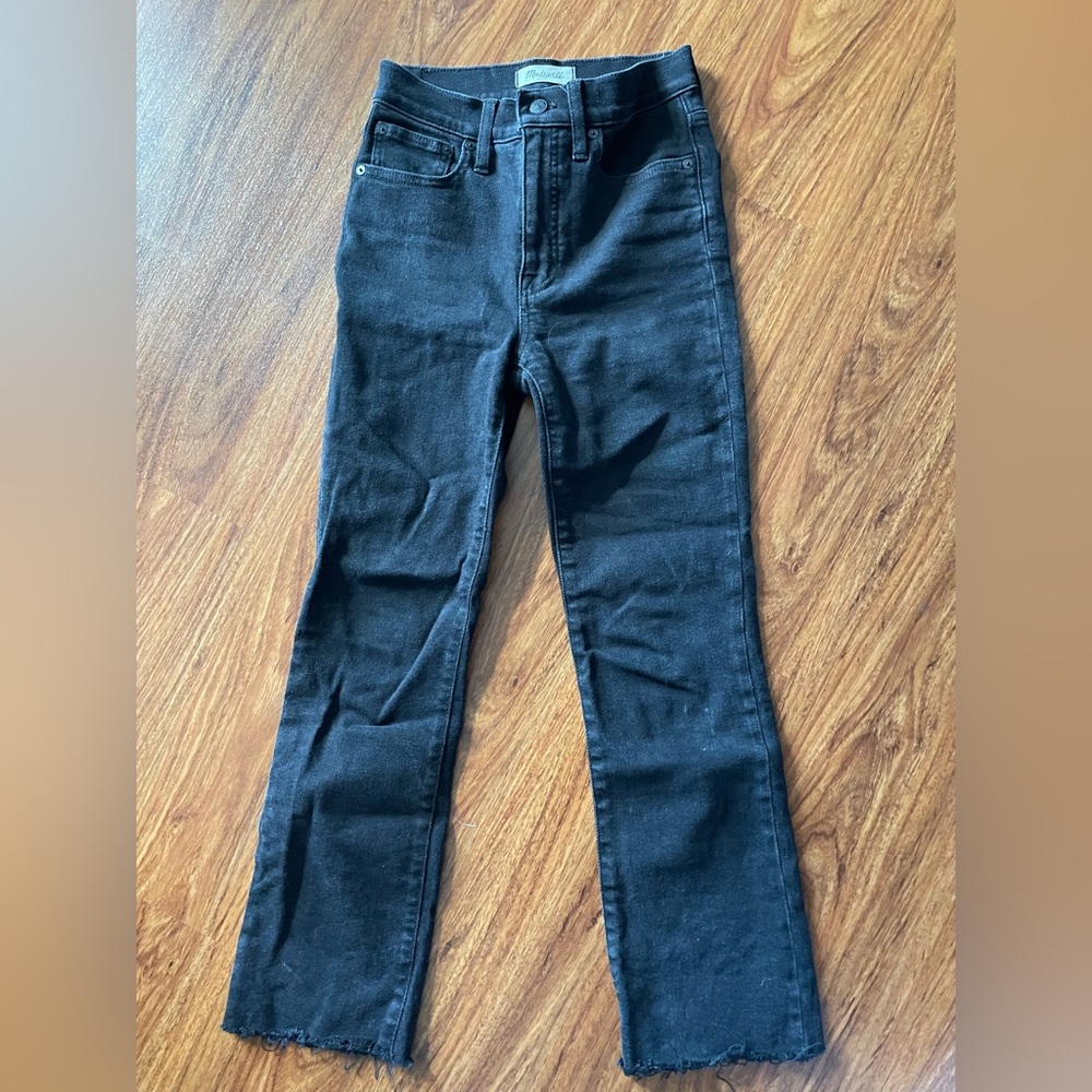Madewell Cali Demi-Boot Jeans - faded black